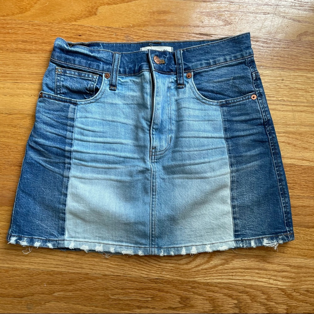 Madewell Denim Miniskirt